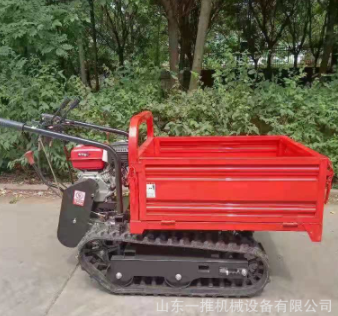 山地爬坡 便捷式小型履带运输车 一推 全地形手扶履带底盘运输车图4