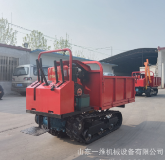 山地爬坡 便捷式小型履带运输车 一推 全地形手扶履带底盘运输车图5