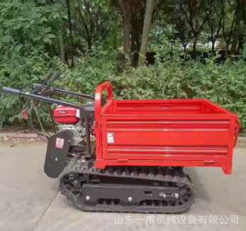 山地爬坡 便捷式小型履带运输车 一推 全地形手扶履带底盘运输车图2