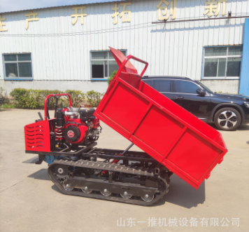 全地形自卸履带式运输车价格 一推 山地爬坡手扶履带运输车图3