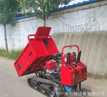 全地形自卸履带式运输车价格 一推 山地爬坡手扶履带运输车图4