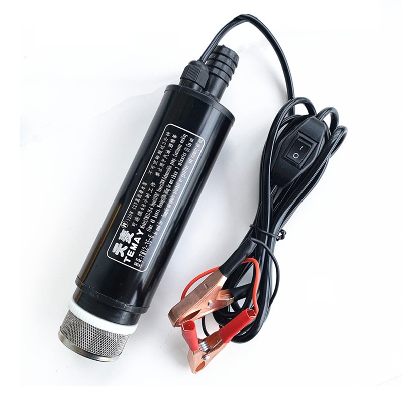 天麦抽水泵48v加油泵直流24v电动抽油泵220v抽水机12v小型潜水泵图4