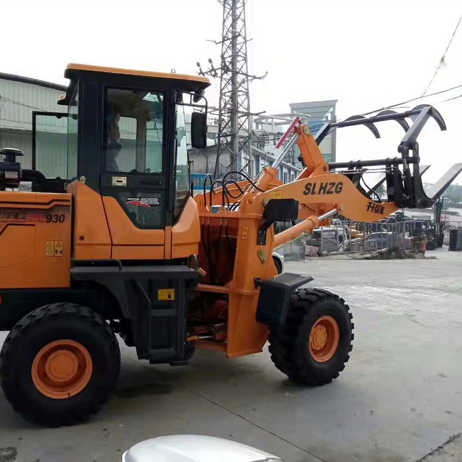 装载机铲车四驱20全新小型多功能液压抓木抓草机养殖场工地建筑用图5