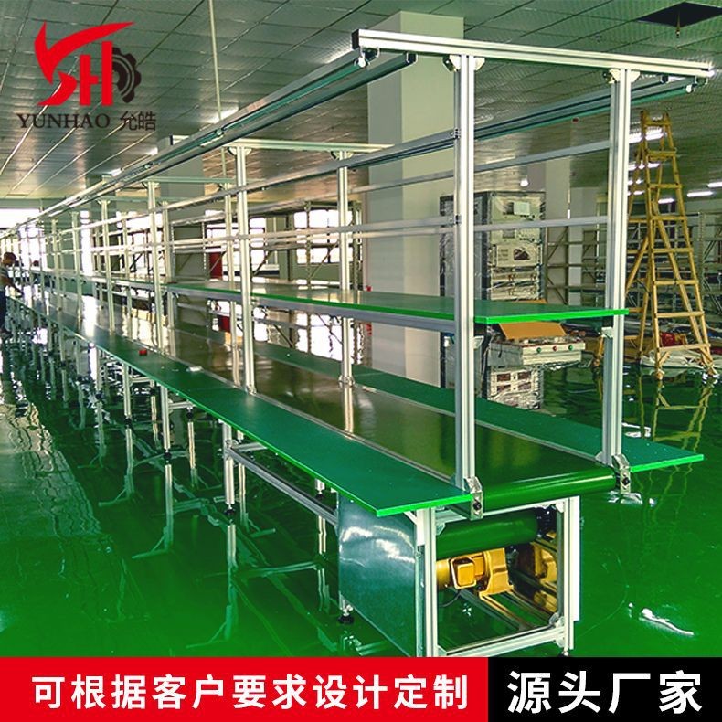 数据线电子厂装配流水线 双层流水线工作台 车间生产流水拉线厂家图4