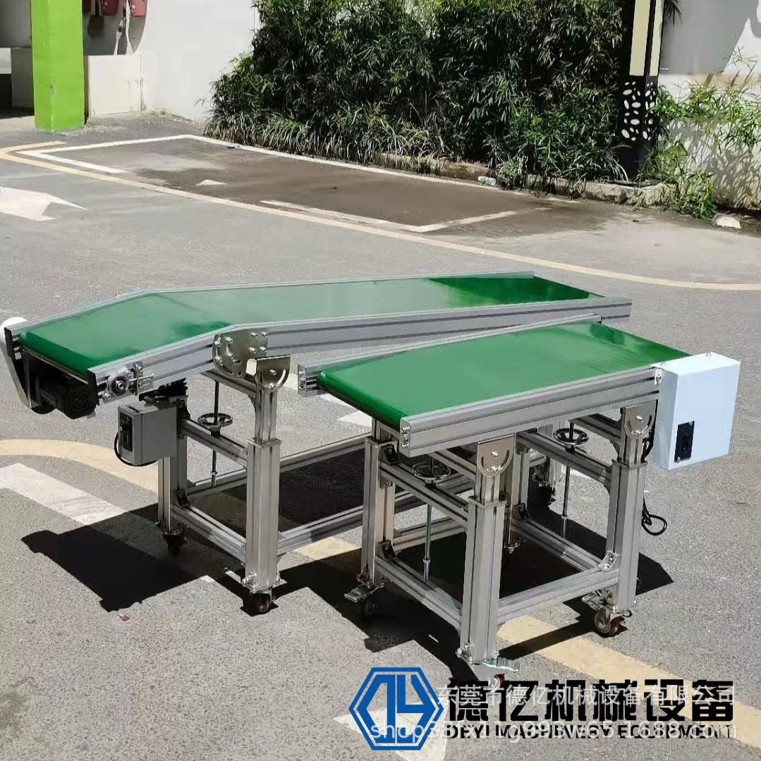 小型输送机注塑机皮带机口罩传送带流水线不锈钢食品输送带图5