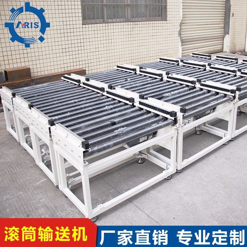源头厂家滚筒输送线 物流输送动力滚筒输送机 箱包卸货分拣滚筒线图4
