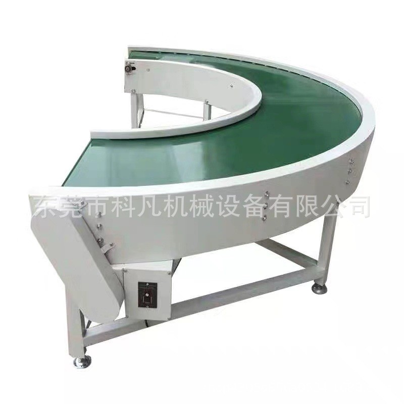 环形转弯机输送机输送带圆形传送带食品传送带循环流水线传送机图3