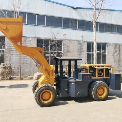 加工定制窄体1.4米矿山井下装载机微型小铲车20井下挖掘式装载机