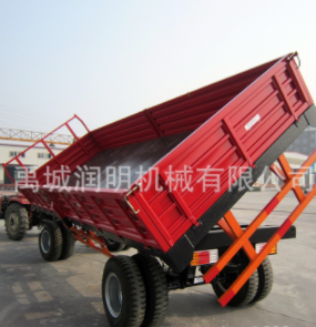 新品农用运输农用拖拉机拖车7CX-5 现货供应自卸拖车图5