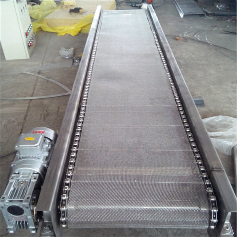 定制食品果蔬清洗麻花烘烤螺旋网带流水线设备不锈钢网链输送机图4