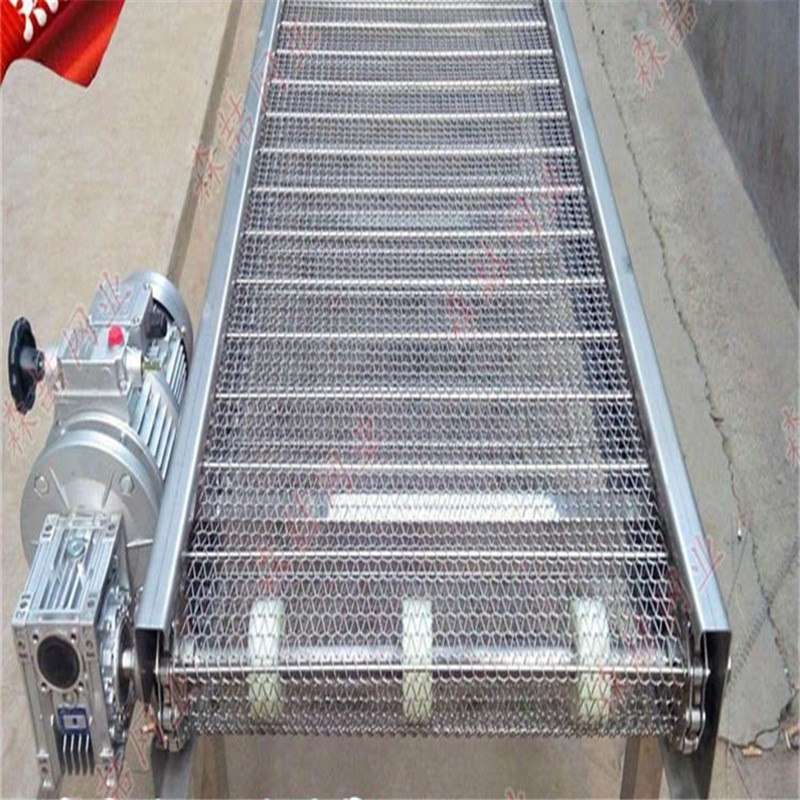 食品烘干饮料冷却耐高温防锈耐腐蚀不锈钢304网带输送机输送平稳图3