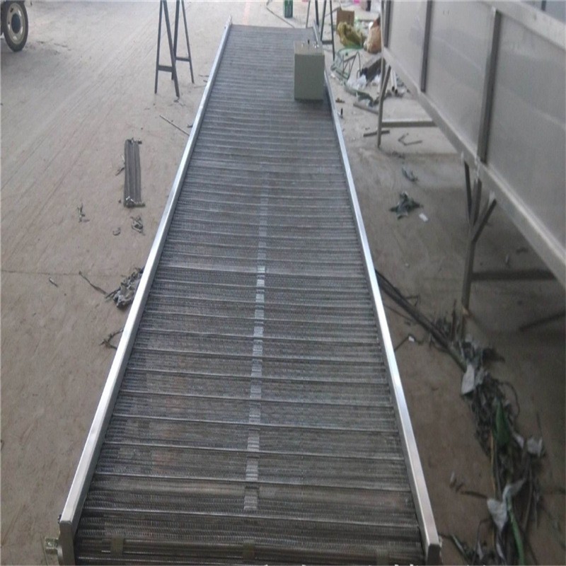 食品烘干饮料冷却耐高温防锈耐腐蚀不锈钢304网带输送机输送平稳图4