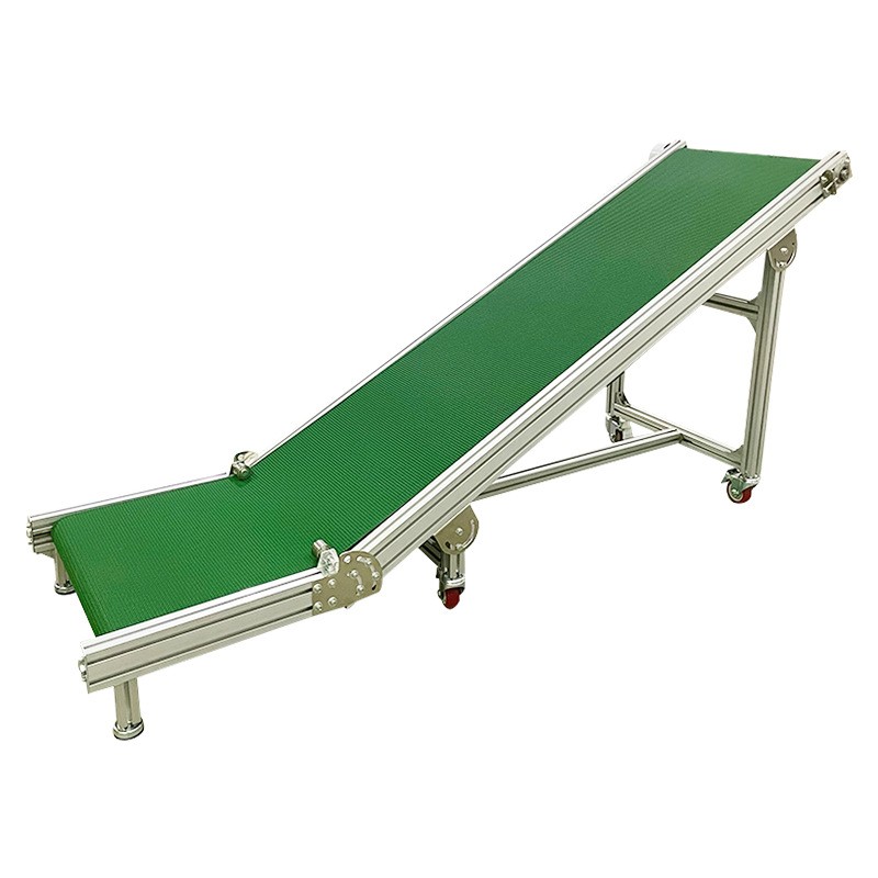 物流皮带送料爬坡机 可移动流水线输送带传送带小型平面输送机图5