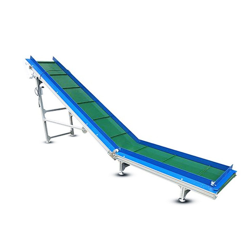 厂家批发装卸货神器输送机 PU皮带挡板输送机 流水线物料传送机图5