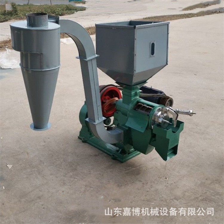 山西小麦黄豆去皮磨面机 家用电稻谷碾米机 砂辊玉米制糁机图2