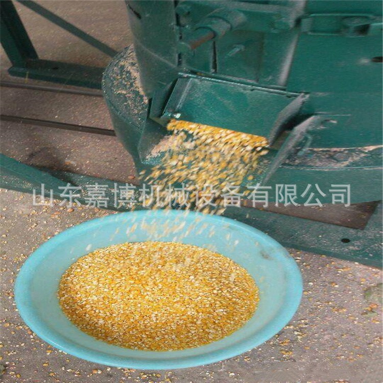 农用谷子小麦去皮碾米机 电动稻谷碾米机 养马用粮食挤扁机图2