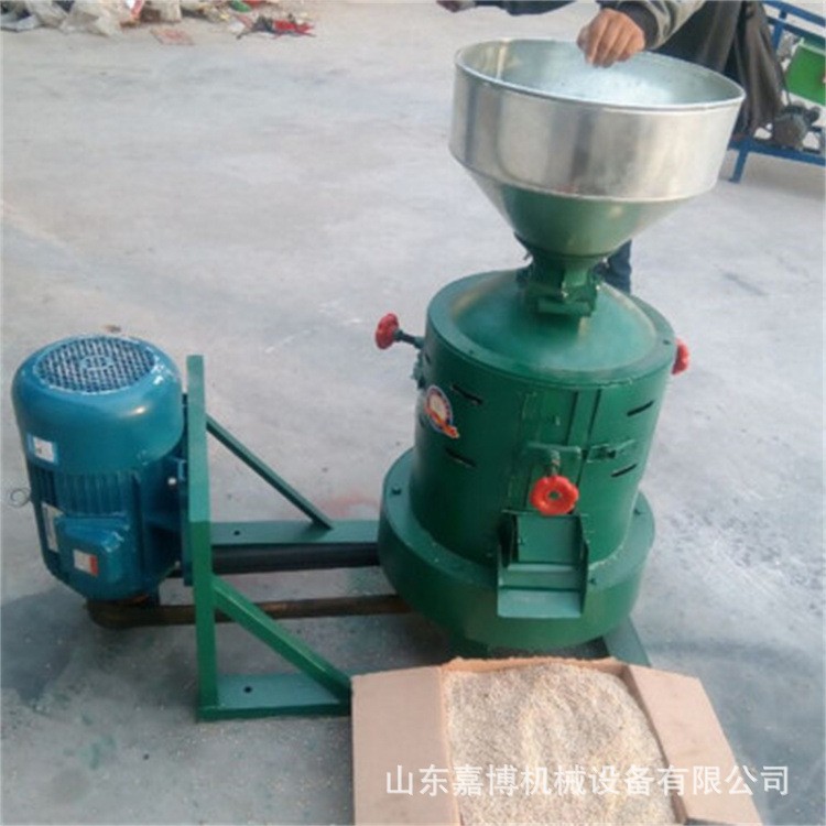 农用谷子小麦去皮碾米机 电动稻谷碾米机 养马用粮食挤扁机图4