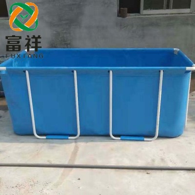 加工定制大型家庭支架游泳池 pvc夹网成人支架水池 加厚暂养鱼池