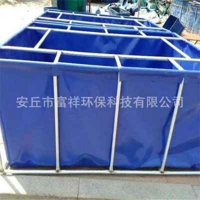 厂家定制移动水产暂养池 活动支架PVC鱼池 支架水池