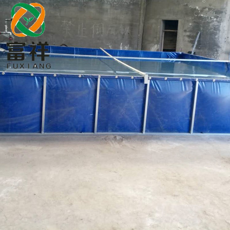 PVC支架水池 PVC材料软体塑料养鱼池支架水箱 可拆卸移动水池图4