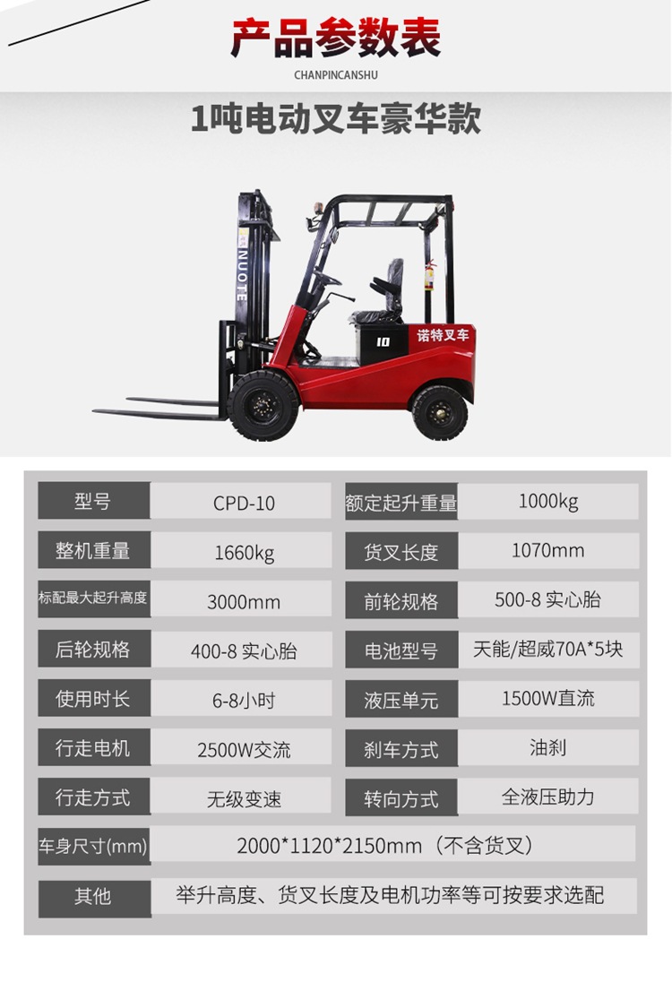 10-山东奥德机械电动叉车详情