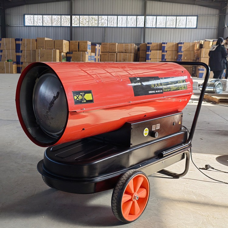 定制大功率工业燃油暖风机蔬菜大棚热风机养殖鸭苗取暖燃油暖风机图3