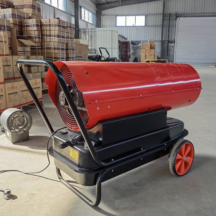 自动恒温控温柴油暖风机厂鸡苗鹅苗育雏升温机工地车间燃油暖风机图2