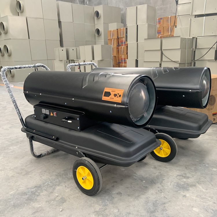 养鸡场鸡苗育雏暖风机鸡舍升温热风机大功率50kw养殖用燃油暖风机图5