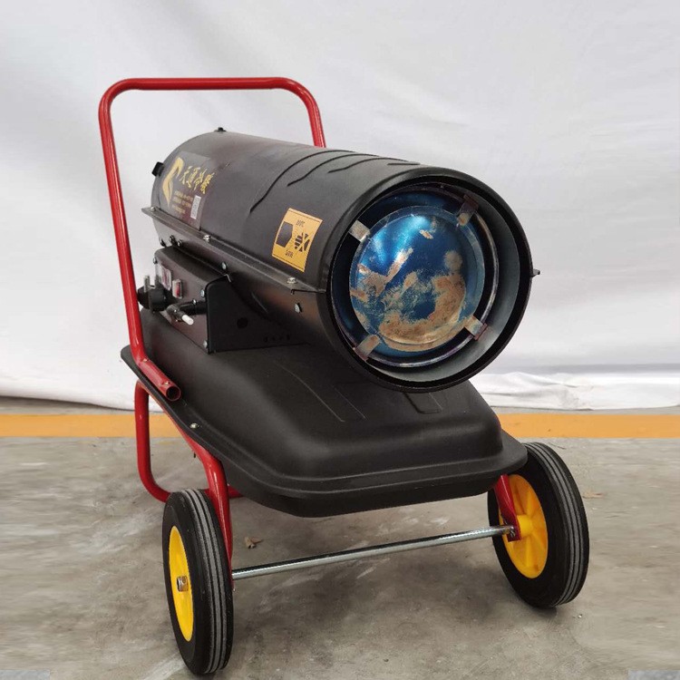 养鸡场鸡苗育雏暖风机鸡舍升温热风机大功率50kw养殖用燃油暖风机图2