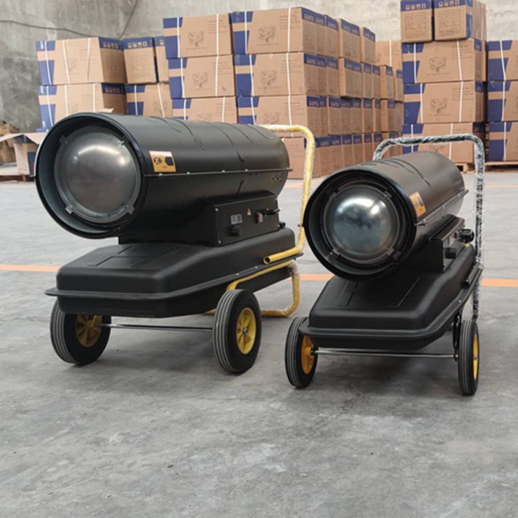 养鸡场鸡苗育雏暖风机鸡舍升温热风机大功率50kw养殖用燃油暖风机图3