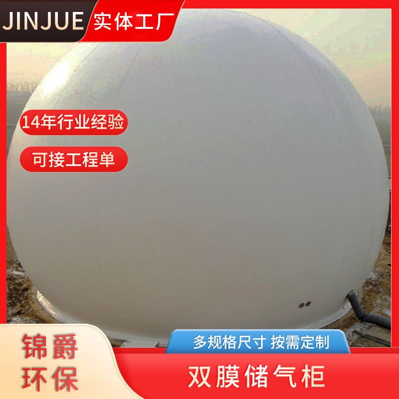 双膜储气柜 红泥沼气袋 沼气成套设备 球形双模沼气柜图5