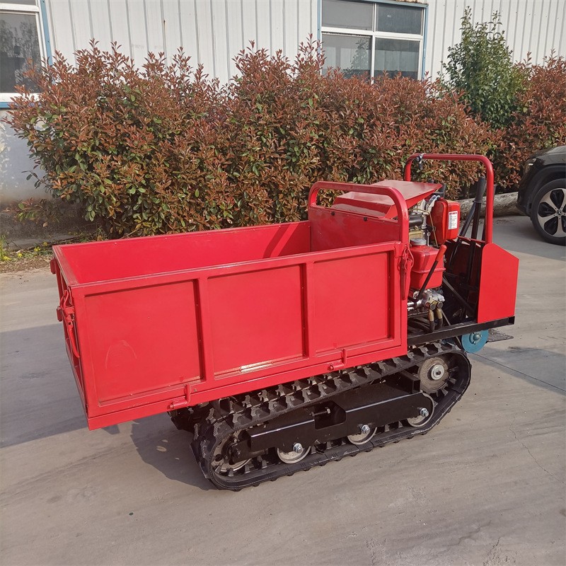 全地形农用手扶式履带车 手扶式农用自卸车 山地爬坡履带运输车图4