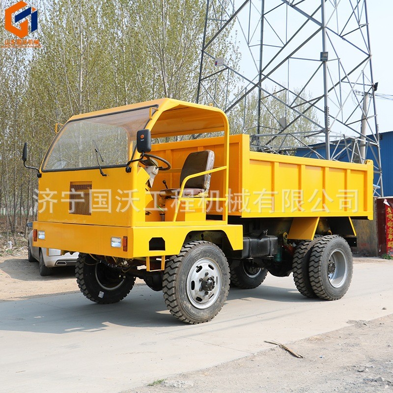 四不像工程自卸运输车四驱全地形爬山虎6吨8吨10吨井下矿用运输车图4