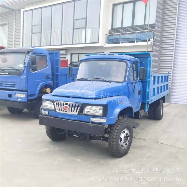 老式8吨农用四驱拖拉机 解放四轮货车 工地工程翻斗自卸运输车图2