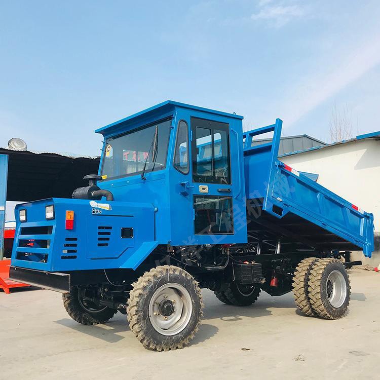 农用四不像拖拉机 双顶液压四驱翻斗运输车 矿用渣土六轮自卸车图3