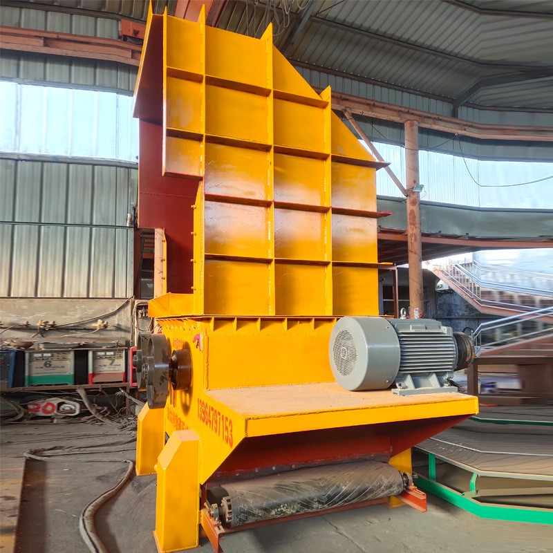 卧式刀辊破碎机规格 拆迁料燃料破碎机 树枝树皮草料破碎机图4