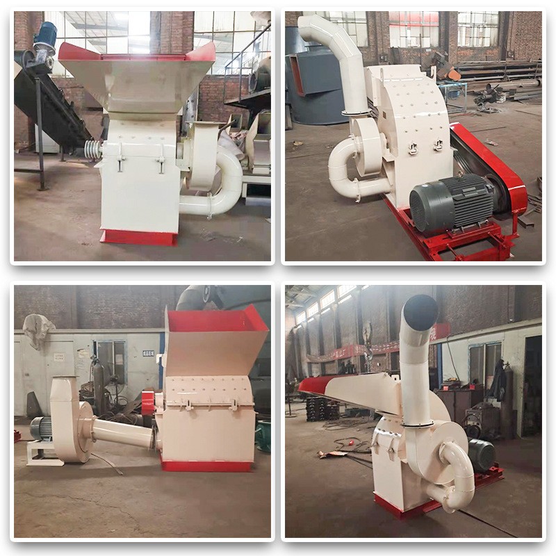 双口木材强制进料木材粉碎机木料建筑模板粉碎机全自动木材粉碎机图3