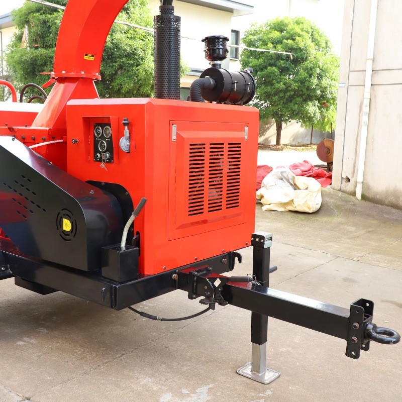 粉碎20cm大型树枝粉碎机移动木材削片机园林木材粉碎机柴油碎枝机图3