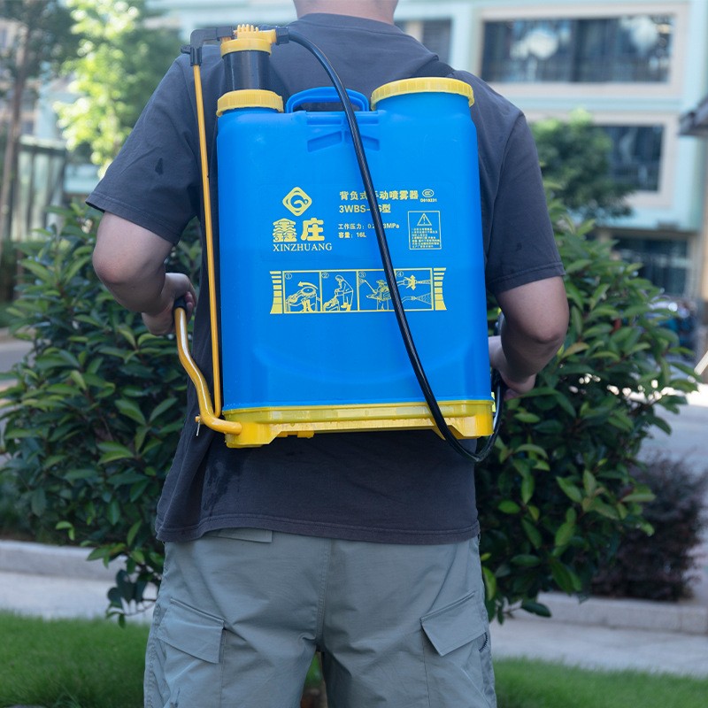 厂家直销定做钢单管双管加厚手摇喷雾器 手压式 新款手摇式喷雾器图5