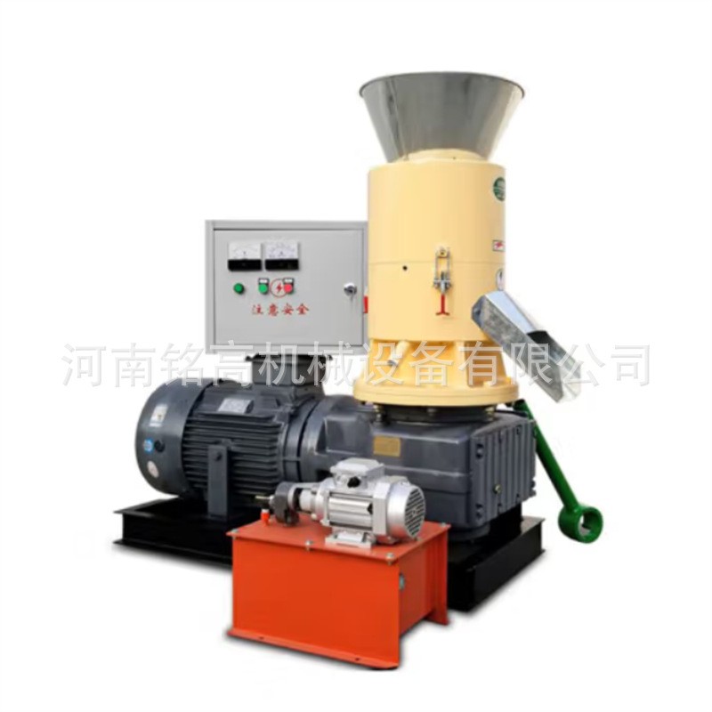 生物质颗粒燃料生产机造粒器小型秸秆木屑压缩燃烧颗粒机家用图2
