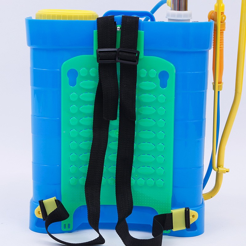 20L厂家批发背负式手动喷雾器打药农用消毒白钢双管气压式喷雾器图4