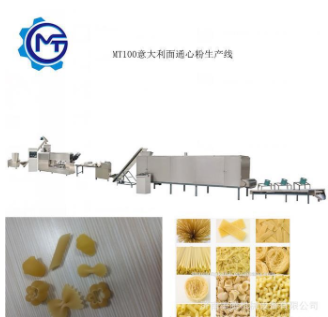 出口小型通心粉机器 海外创业意大利面直面宽面生产线设备厂家图5