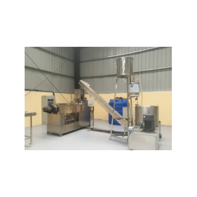 1大连原色虾片 薯片空心薯条胚料生产线