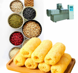 膨化食品夹心米果生产线全自动休闲食品膨化机零食加工机械设备图3