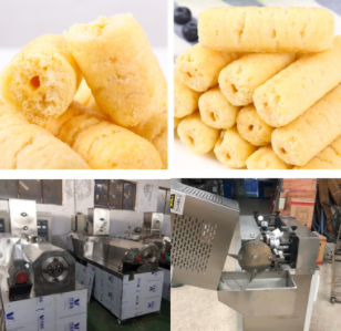 膨化食品夹心米果生产线全自动休闲食品膨化机零食加工机械设备图5