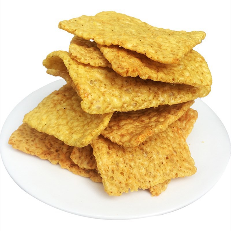 苦荞片锅巴胚料生产线膨化食品加工生产机器双螺杆膨化机生产厂家图2