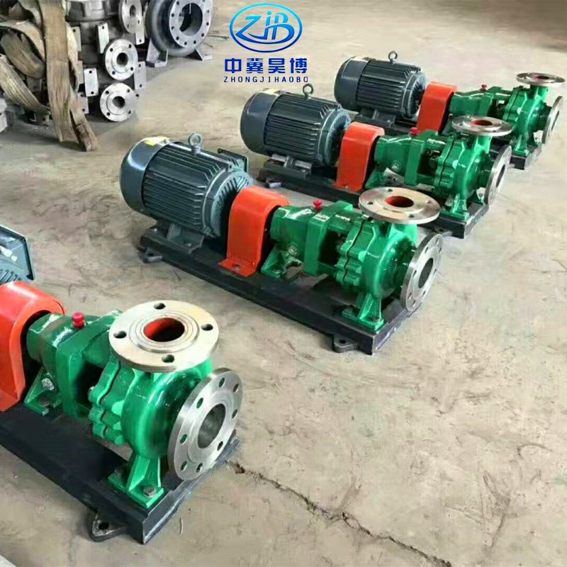 自产化工泵IH125-100-200型卧式单级单吸离心泵 IH型不锈钢杂质泵图5