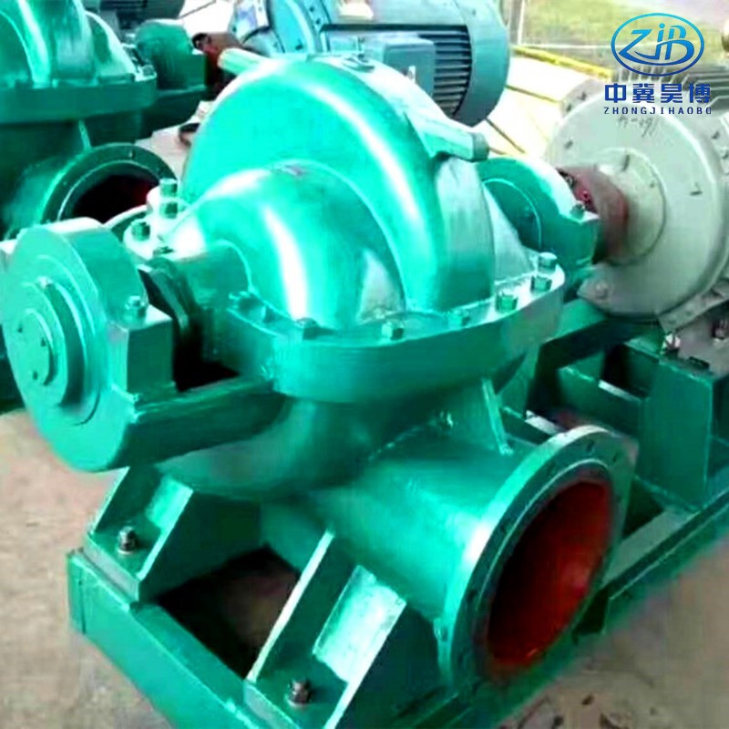 昊博牌循环污水双吸泵SH型卧式单级双吸离心泵14SH-9铸铁直流水泵图3