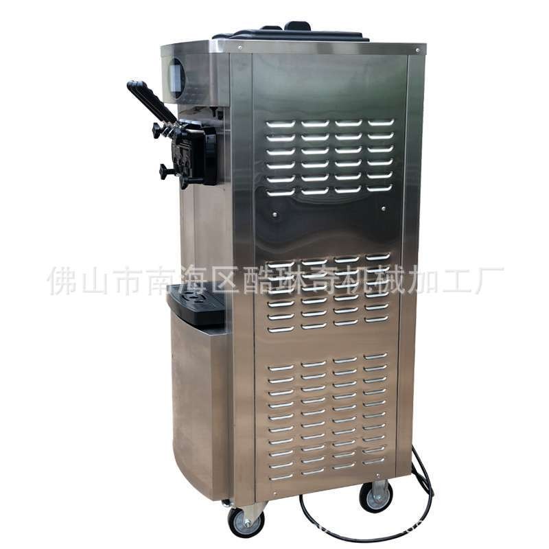 蜜雪冰城立式三头 二合一 三种颜色不锈钢冰淇淋机 厂家可定制图2