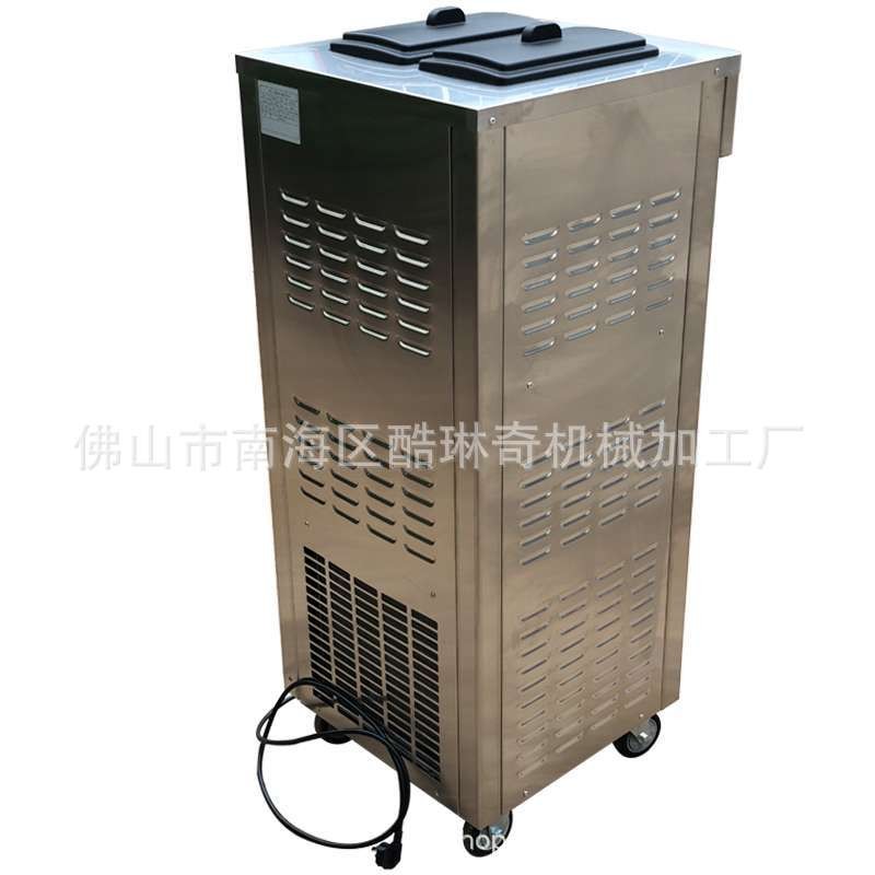 蜜雪冰城立式三头 二合一 三种颜色不锈钢冰淇淋机 厂家可定制图5